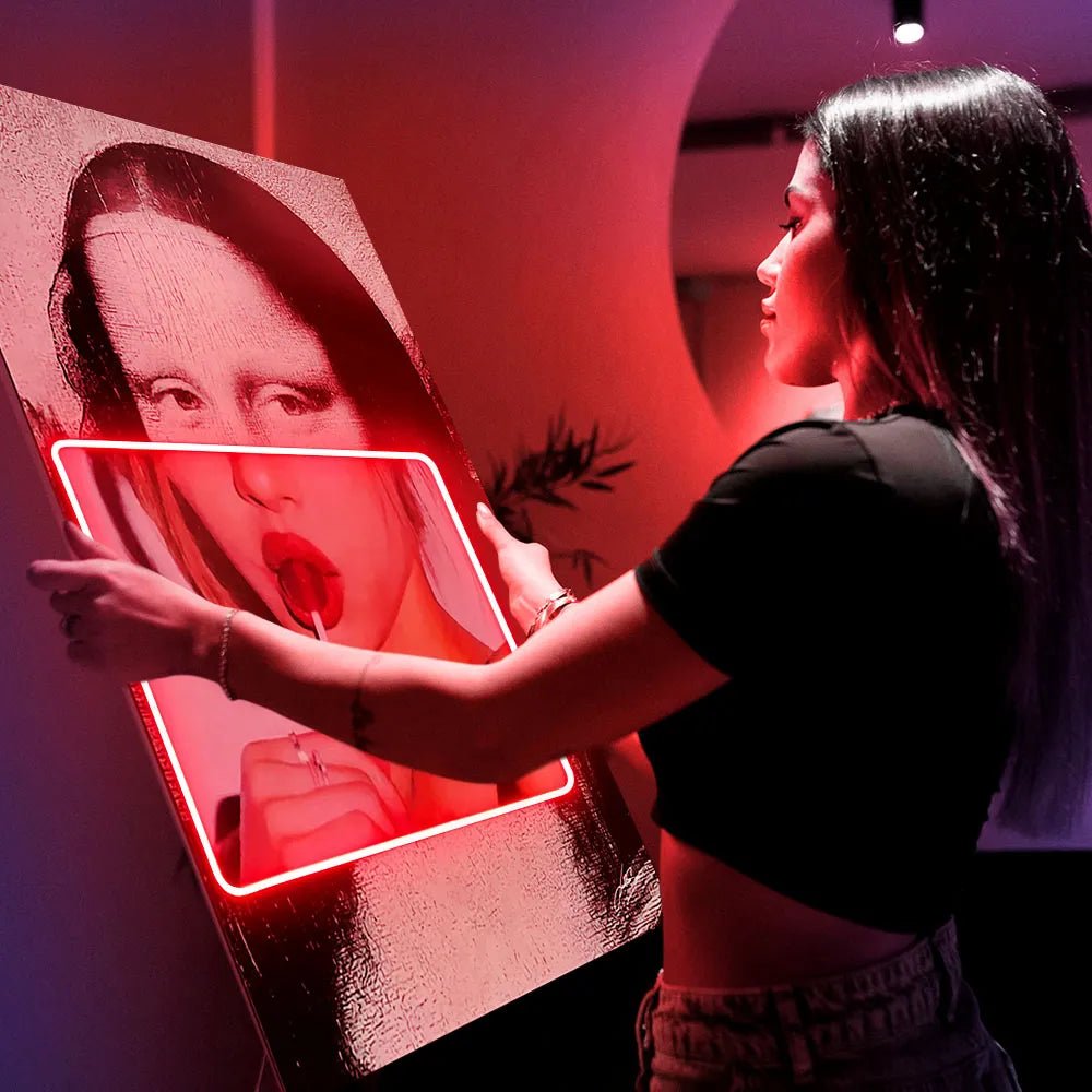 Gioconda Lollipop | Led Wall Art - LEDMansion | Led Wall Art