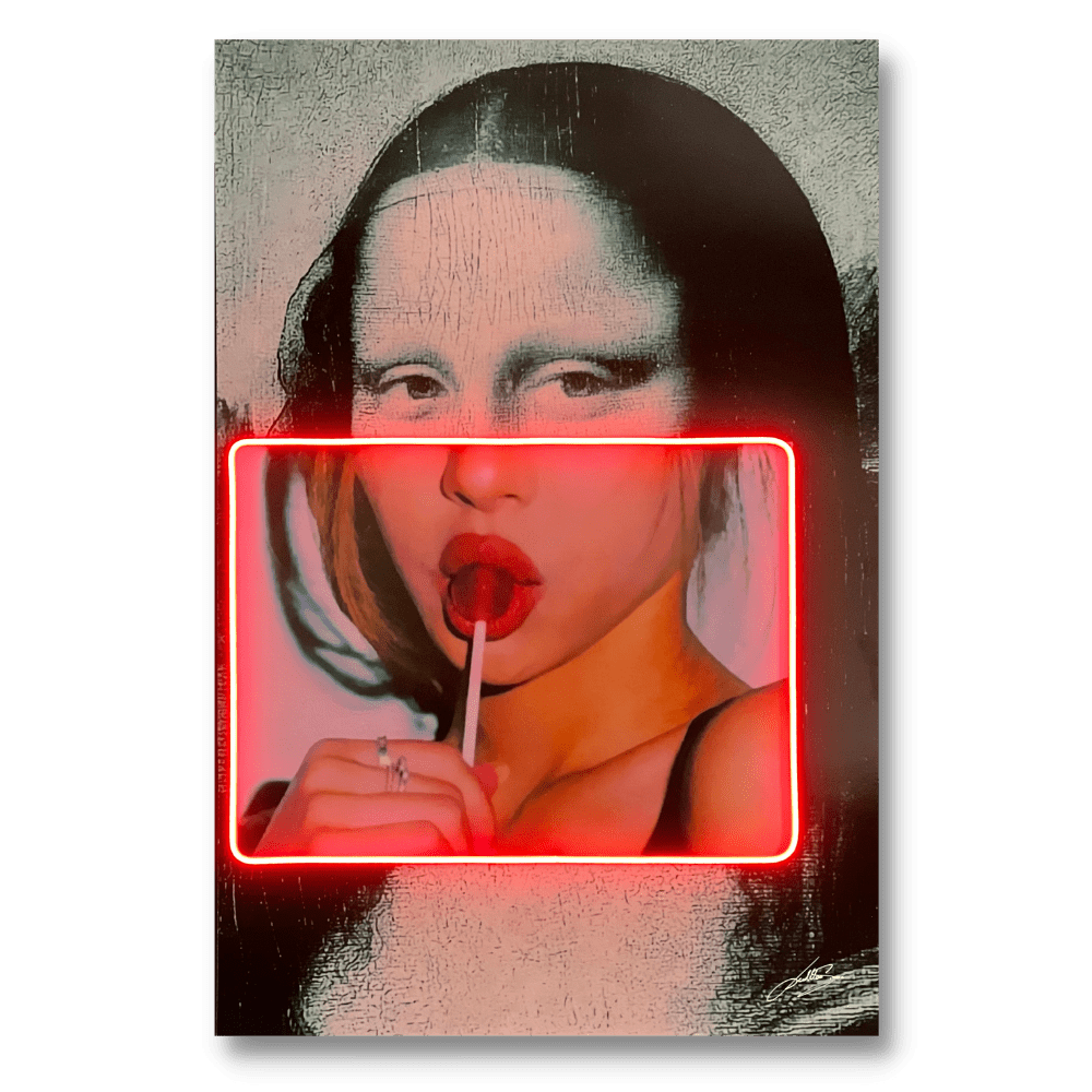 Gioconda Lollipop | Led Wall Art - LEDMansion | Led Wall Art