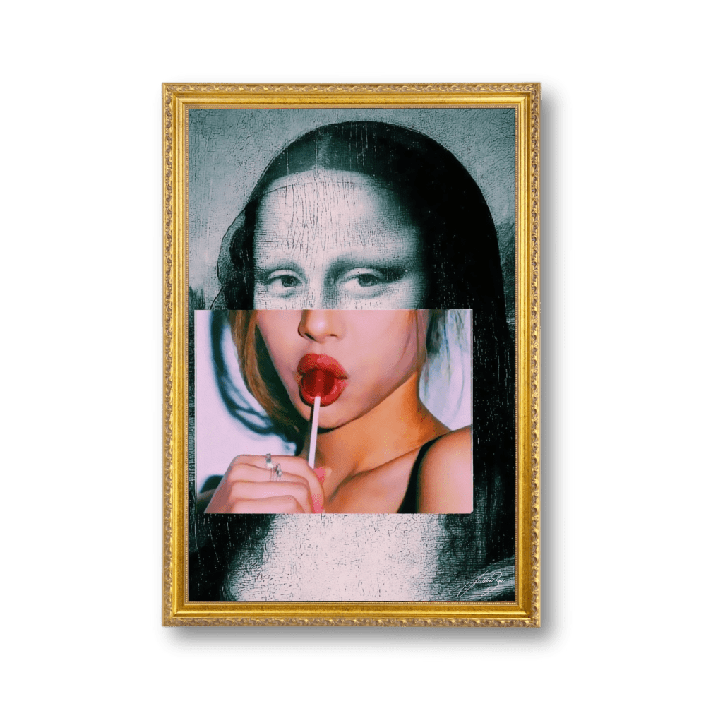 Gioconda Lollipop | Poster Edition - LEDMansion | Led Wall Art