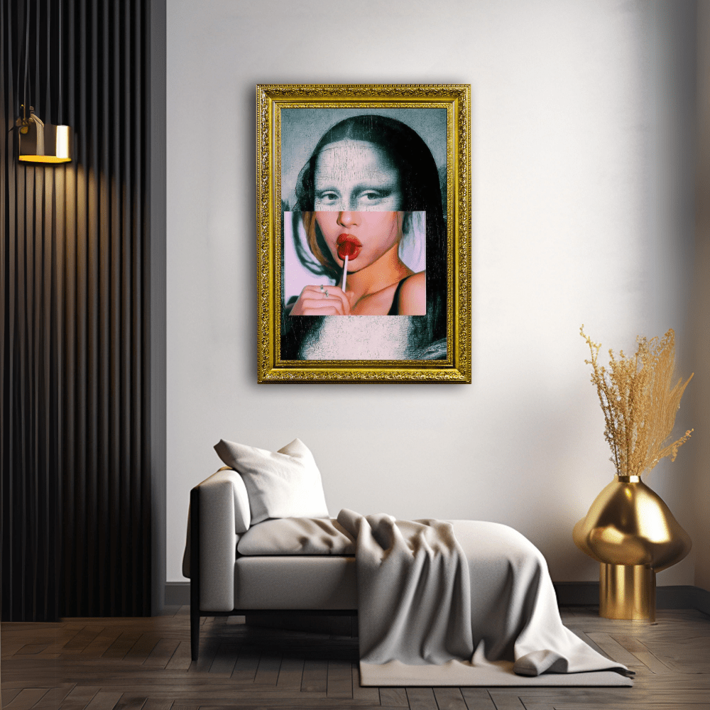 Gioconda Lollipop | Poster Edition - LEDMansion | Led Wall Art