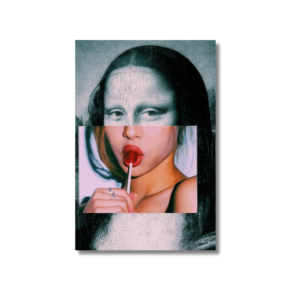 Gioconda Lollipop | Poster Edition - LEDMansion | Led Wall Art