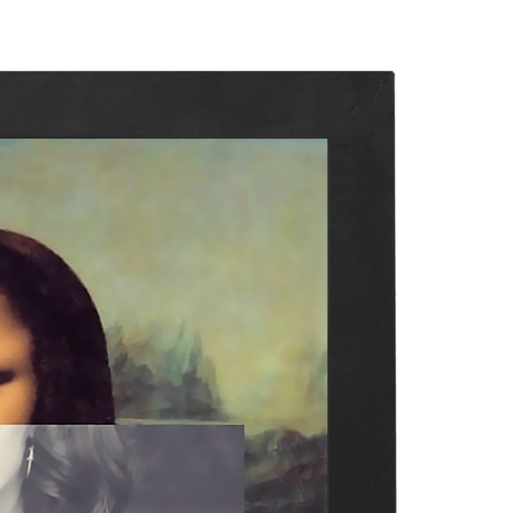 Gioconda Smoking | Poster Edition - LEDMansion | Led Wall Art