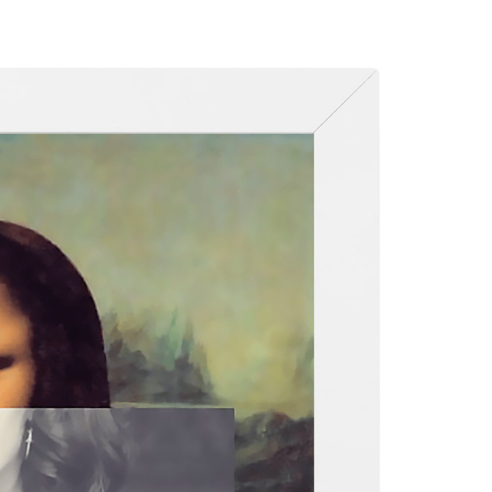 Gioconda Smoking | Poster Edition - LEDMansion | Led Wall Art