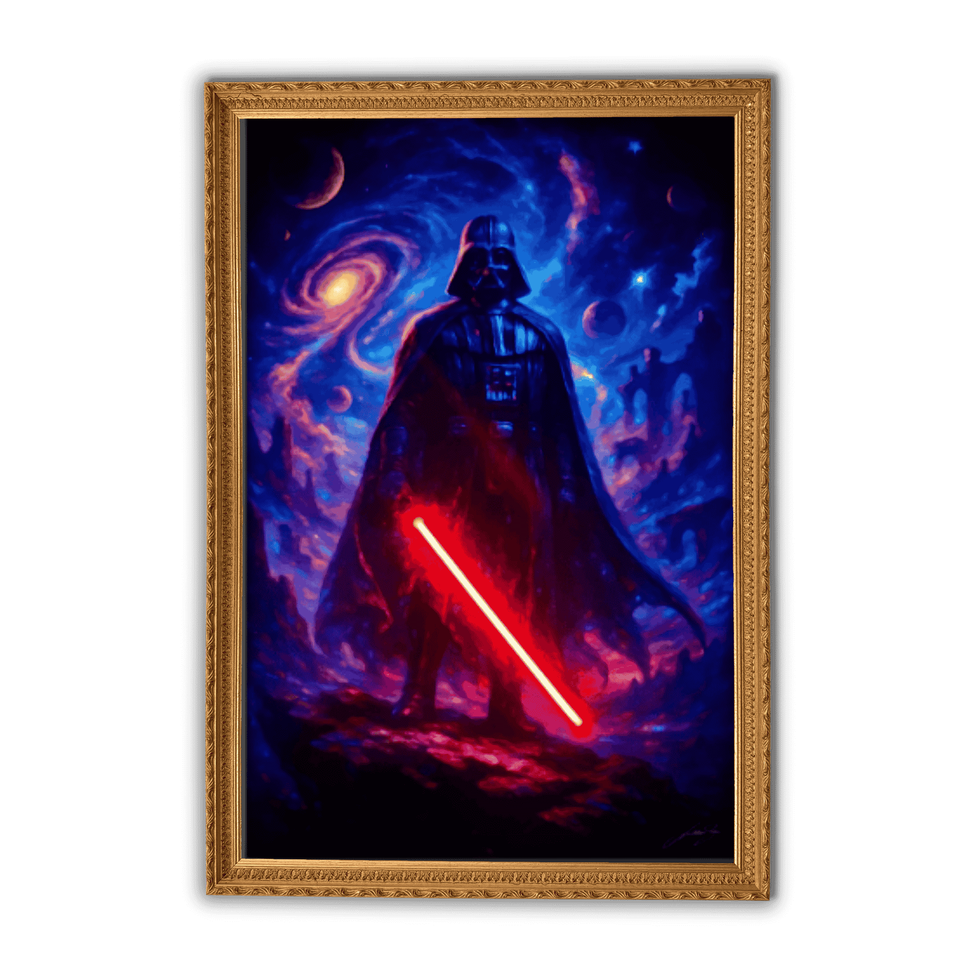 Mystic Darth Fener | Led Wall Art