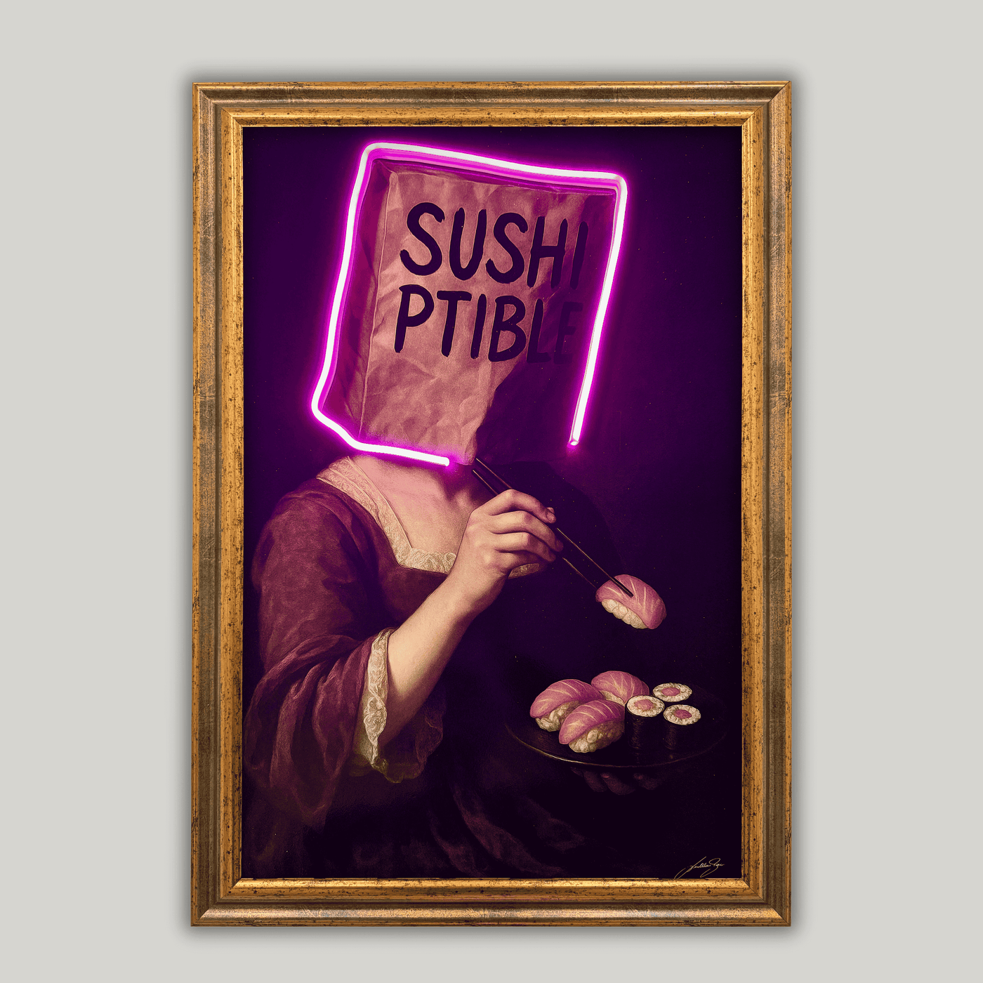 LED Mansion | Exclusive & Limited Edition LED Wall Art Print