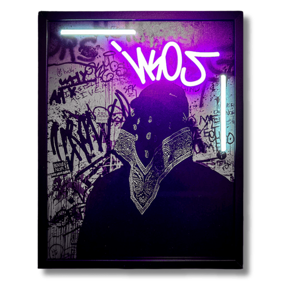 Maskface Ikos One| Led Wall Art