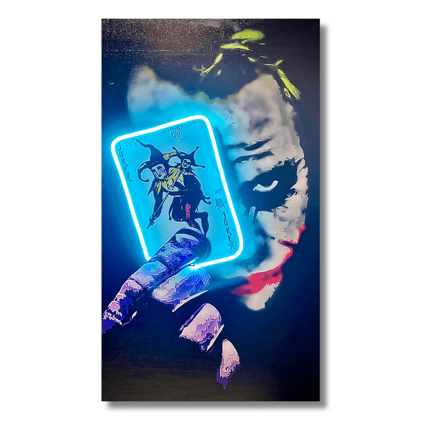 Joker Card | Led Wall Art - LEDMansion | Led Wall Art