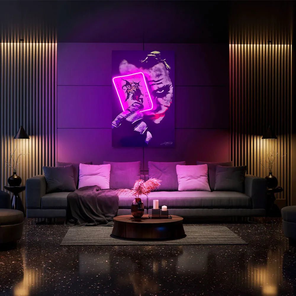 Joker Card | Led Wall Art - LEDMansion | Led Wall Art