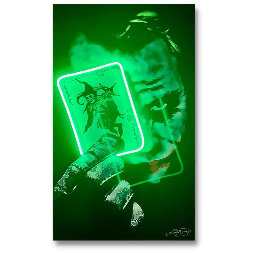 Joker Card | Led Wall Art - LEDMansion | Led Wall Art