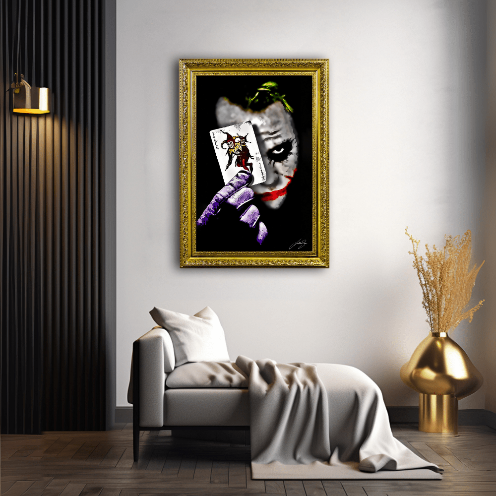 Joker Card | Poster Edition - LEDMansion | Led Wall Art