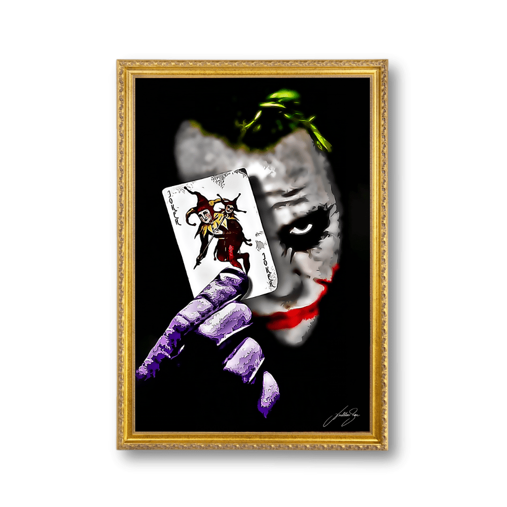 Joker Card | Poster Edition - LEDMansion | Led Wall Art