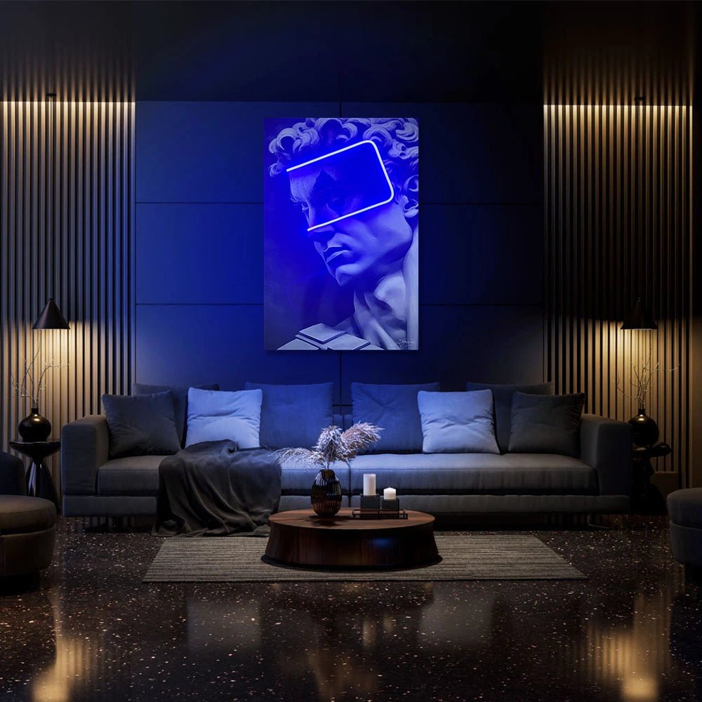 Joker David Statue | Led Wall Art - LEDMansion | Led Wall Art