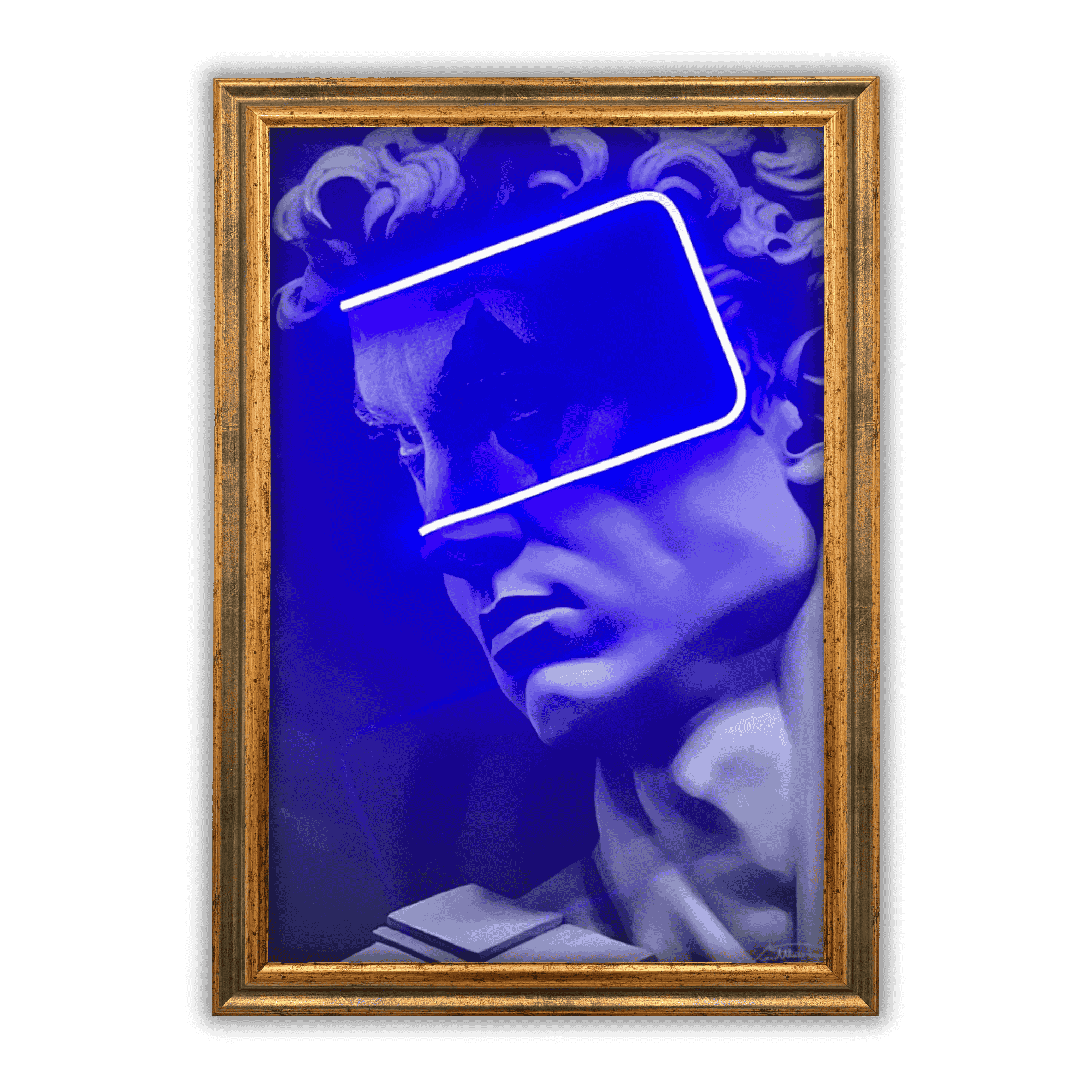 Joker David Statue | Led Wall Art