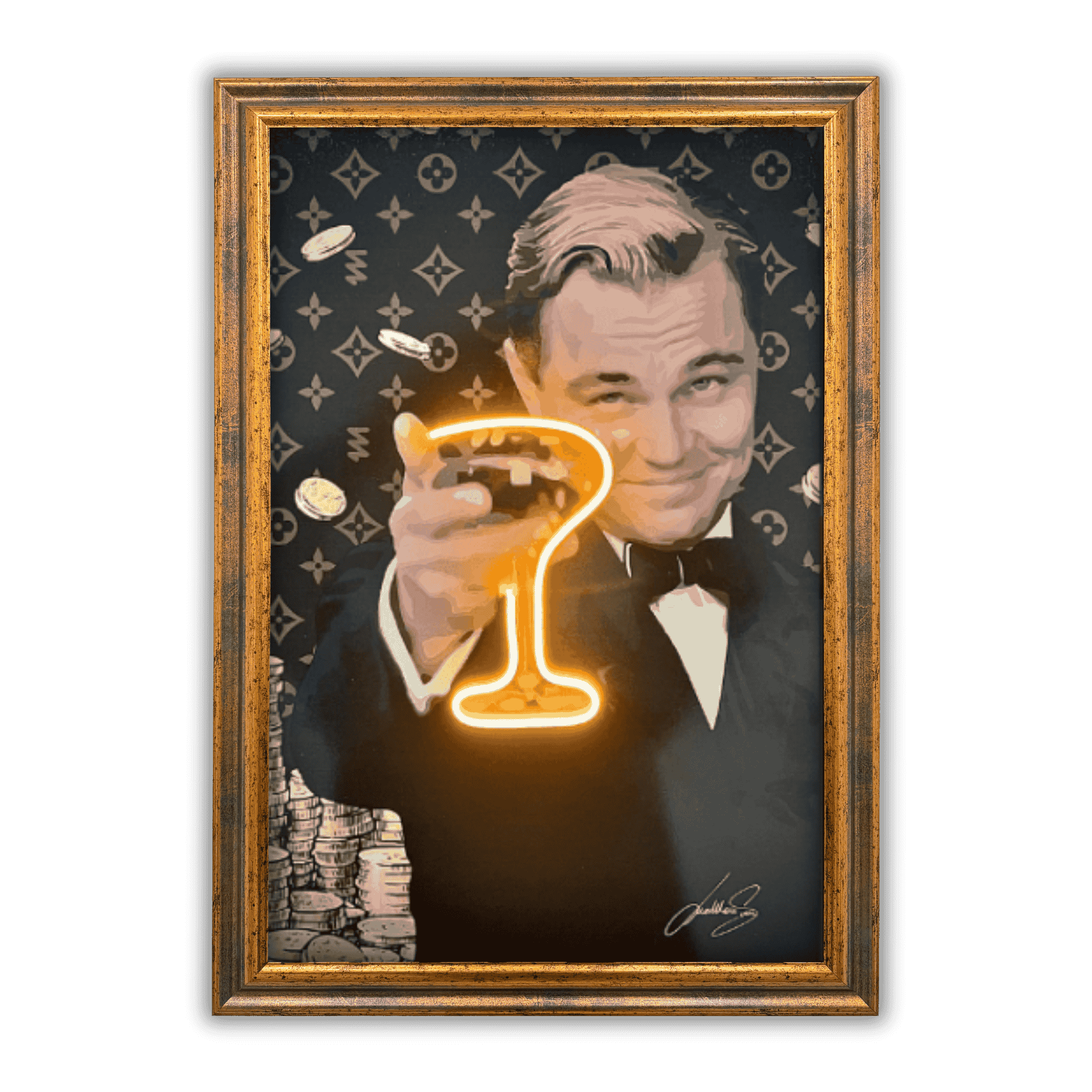 Leonardo Champagne | Led Wall Art