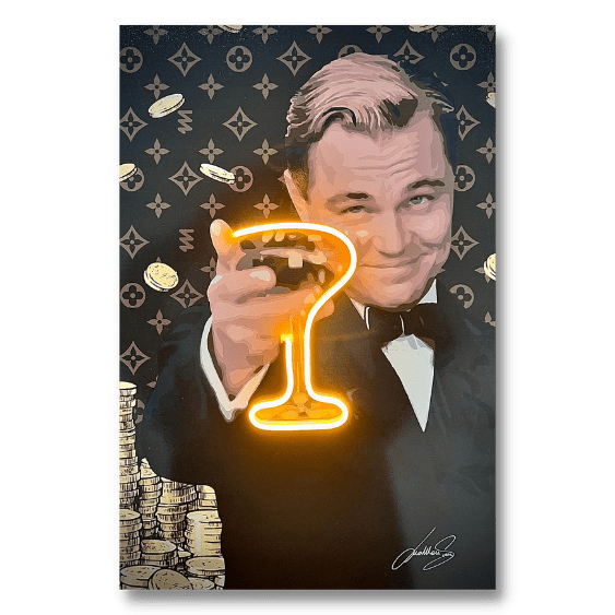 Leonardo Champagne | Led Wall Art - LEDMansion | Led Wall Art