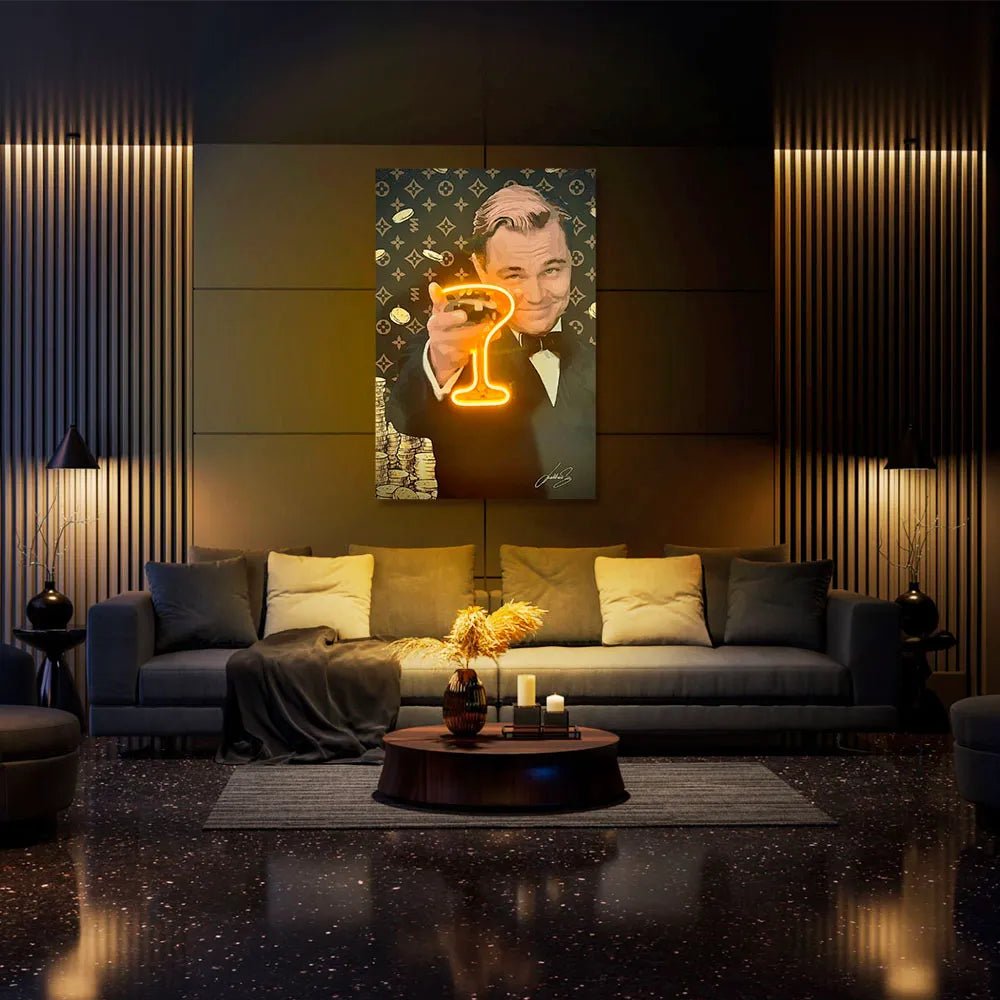 Leonardo Champagne | Led Wall Art - LEDMansion | Led Wall Art