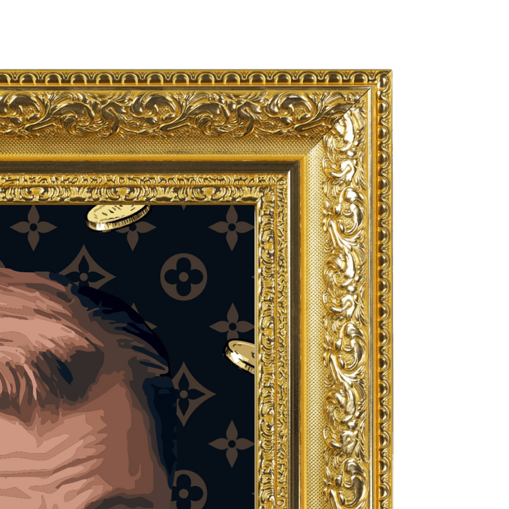 Leonardo Champagne | Poster Edition - LEDMansion | Led Wall Art