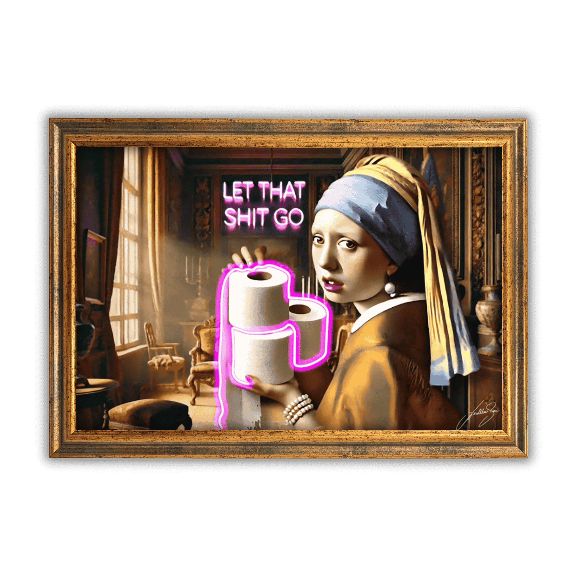 Let that shit go V.2 | Led Wall Art