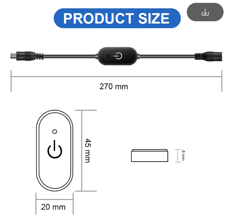 Manual Dimmer Led 12v - LEDMansion | Led Wall Art