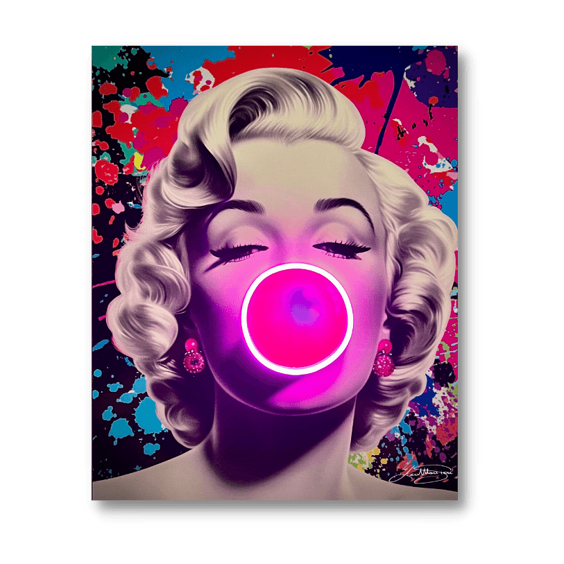 Lighted Wall Art | Marilyn Bubble Pop | LED Mansion