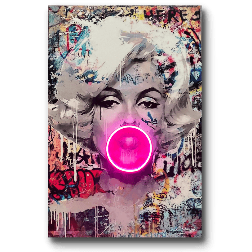 Marilyn Bubble V.1 | Led Wall Art - LEDMansion | Led Wall Art