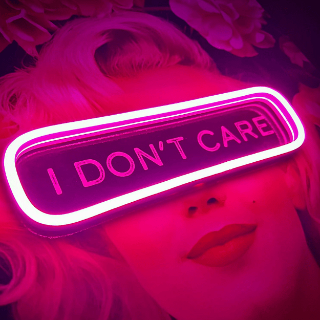 Marilyn i don't care | Led Wall Art - LEDMansion | Led Wall Art