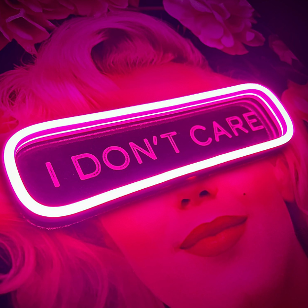 Marilyn i don't care | Led Wall Art