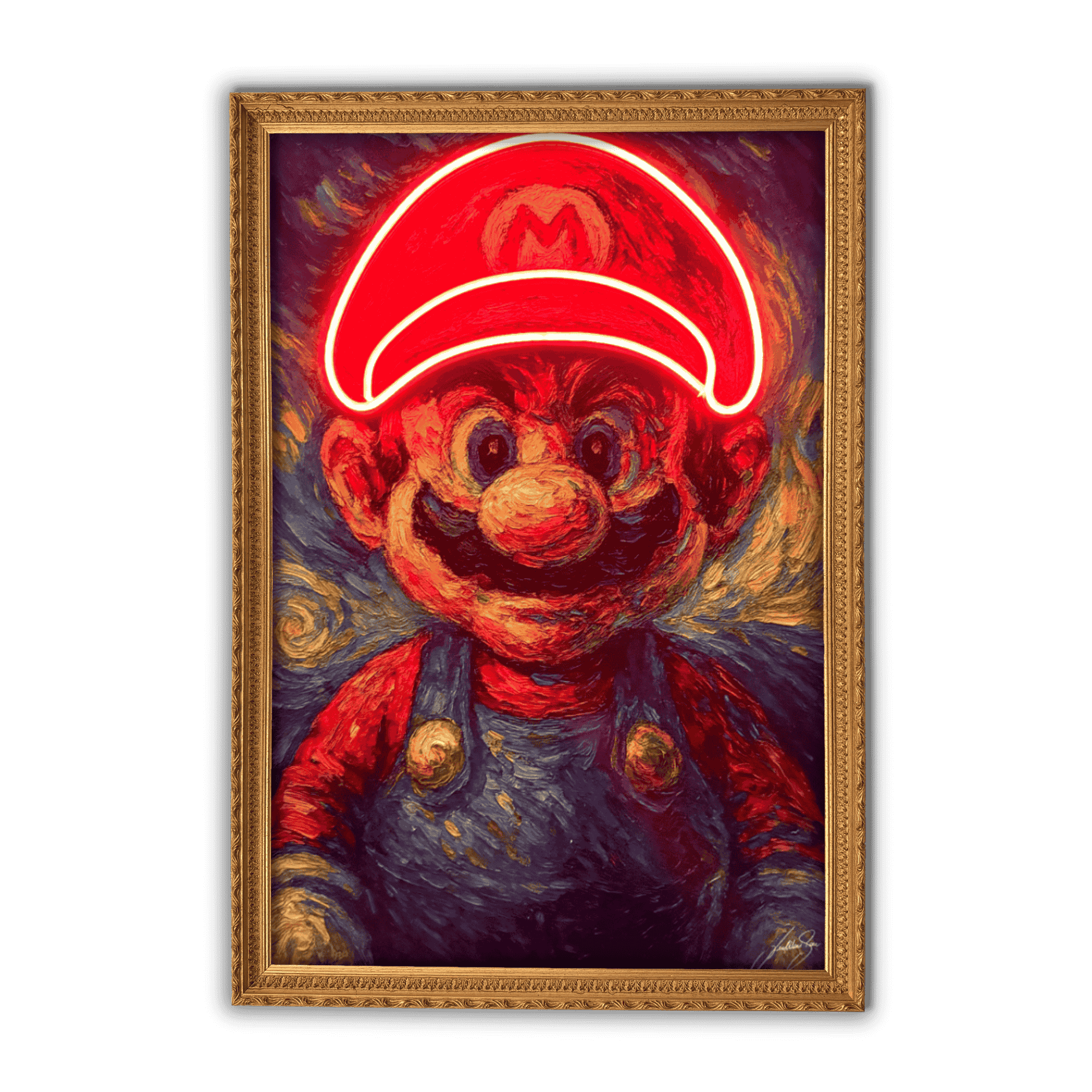 Supermario Starry Game | Led Wall Art