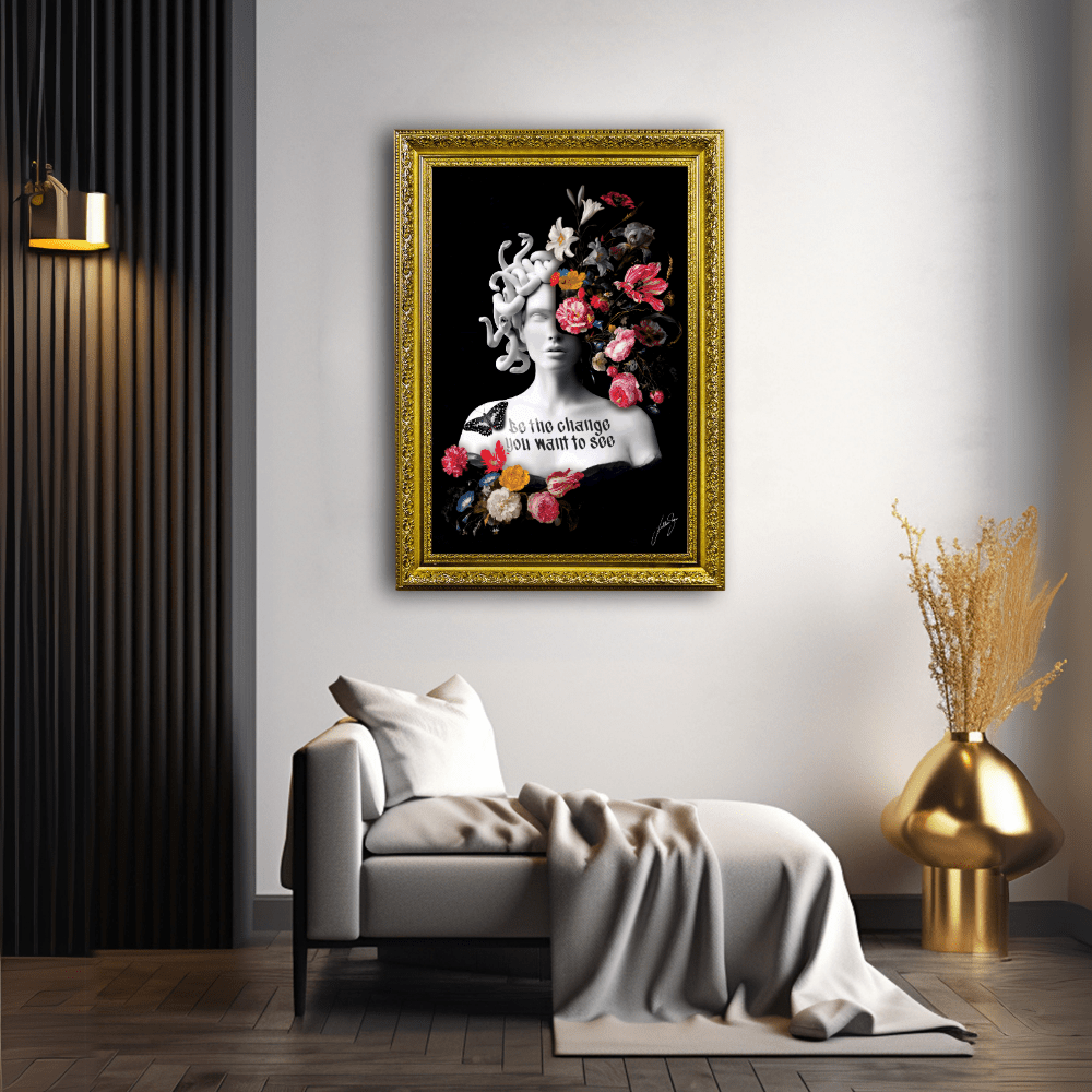 Medusa Flowers | Poster Edition - LEDMansion | Led Wall Art