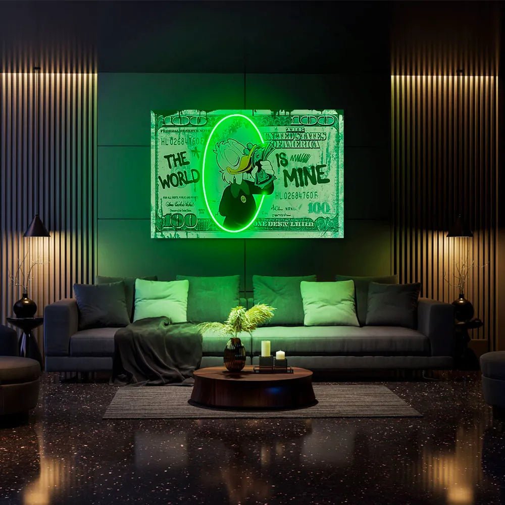 Paperoni Dollar | Led Wall Art - LEDMansion | Led Wall Art