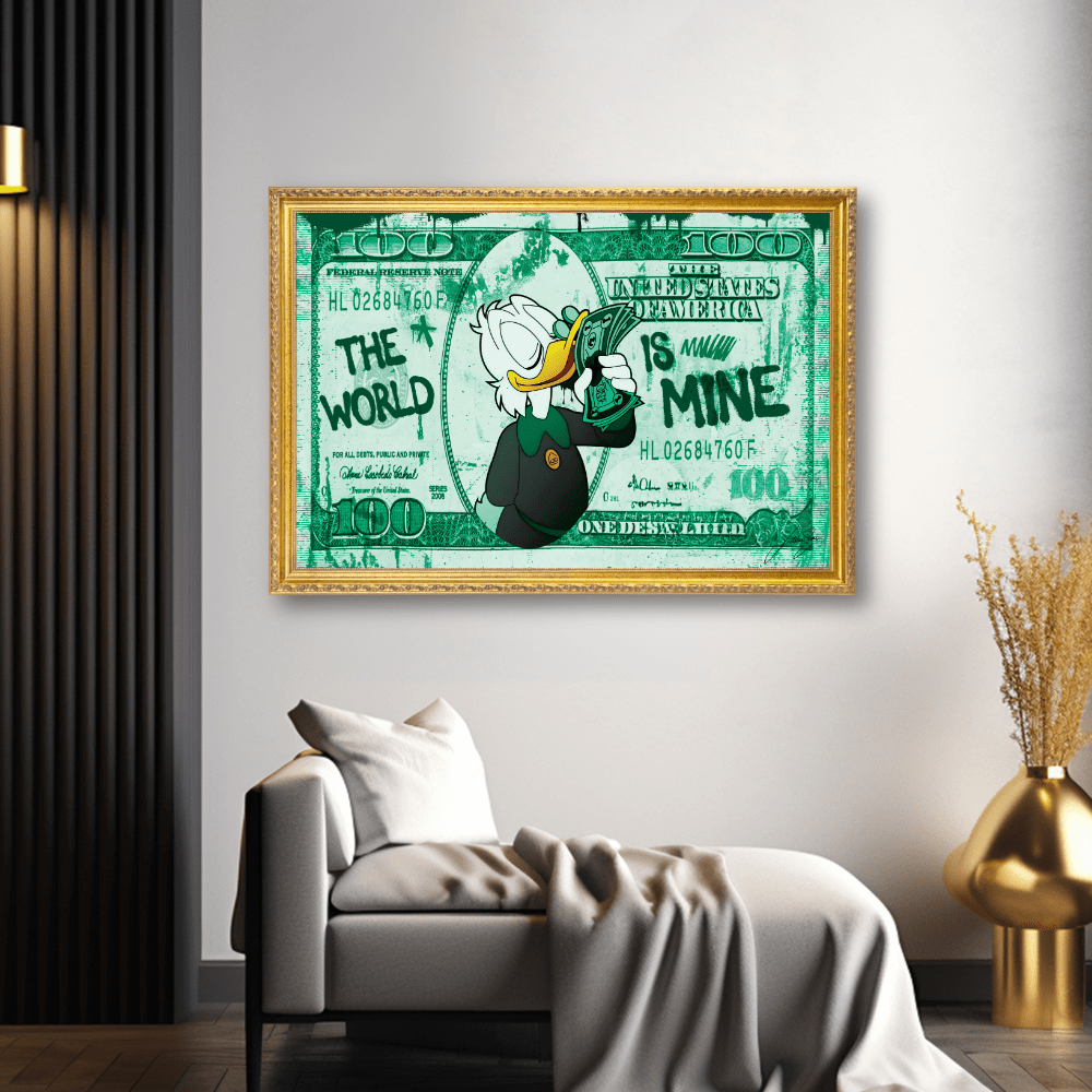 Paperoni Dollar | Poster Edition - LEDMansion | Led Wall Art