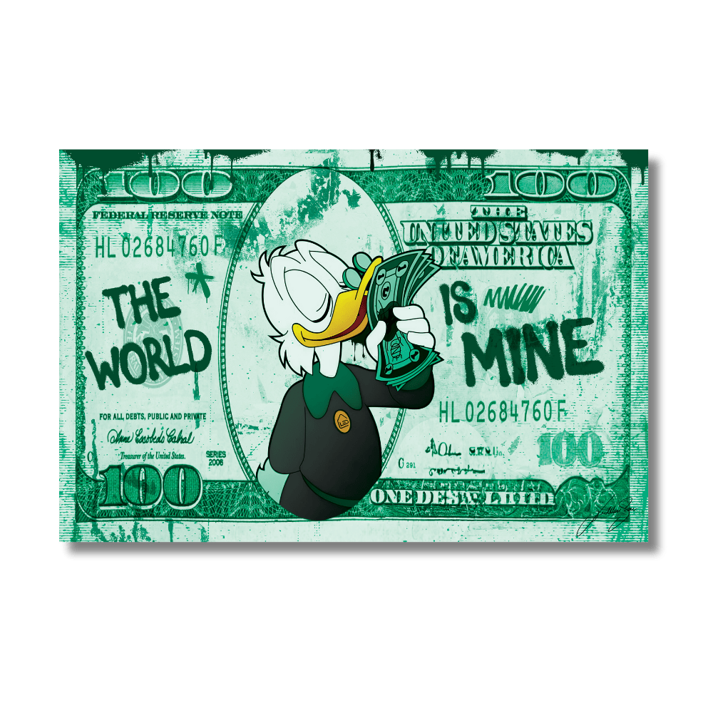 Paperoni Dollar | Poster Edition - LEDMansion | Led Wall Art